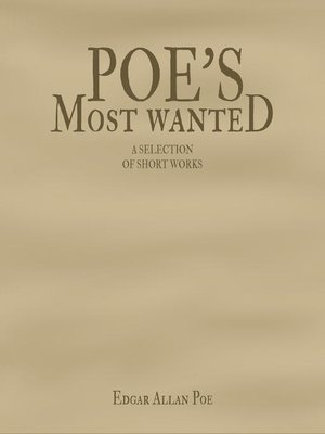 cover image of Poe's Most Wanted